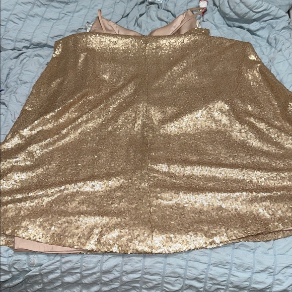 GOLD SEQUIN BARI JAY GOWN - Picture 10 of 16